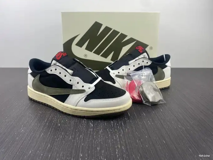 Cheap TB Jordan OG 1 Travis x DZ4137-106 WMNS Scott Air Olive Low 0611